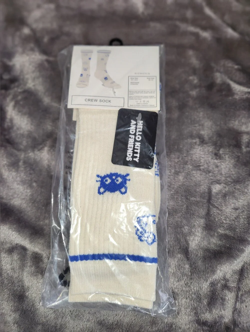 Hello Kitty and Friends crew socks Size: 10-13